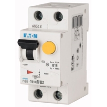EATON proudový chránič/jistič 1+Npól B 10A 30mA