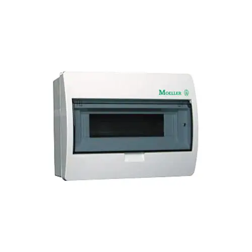 EATON rozvodnice na omítku BC-O-1/8-ECO 8mod. IP40 průhledná dvířka bílá N/PE