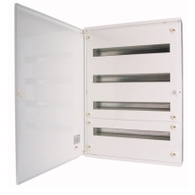 EATON rozvodnice na omítku BF-O-4/96-G-C 96mod. IP30 plná.dvířka šedá N/PE