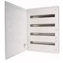 EATON rozvodnice na omítku BF-O-4/96-G-C 96mod. IP30 plná dvířka šedá N/PE