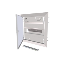 EATON rozvodnice pod omítku KLV-12UPS-F 12mod. IP30 plná.dvířka šedá N/PE