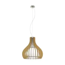 EGLO závěsné svítidlo Tindori 1x60W E27 IP20 ;béžová/bílá