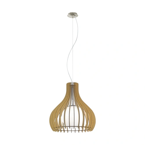 EGLO závěsné svítidlo Tindori 1x60W E27 IP20 ;béžová/bílá