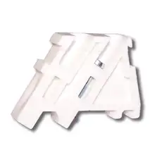 EL.BEČOV svorka řadová koncová RSA L 15 pro RSA 2.5-16A ;bílá