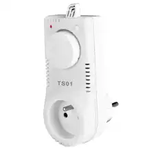 ELEKTROBOCK tepelná spínací zásuvka TS01 s analog. ovládáním a aut. útlumem