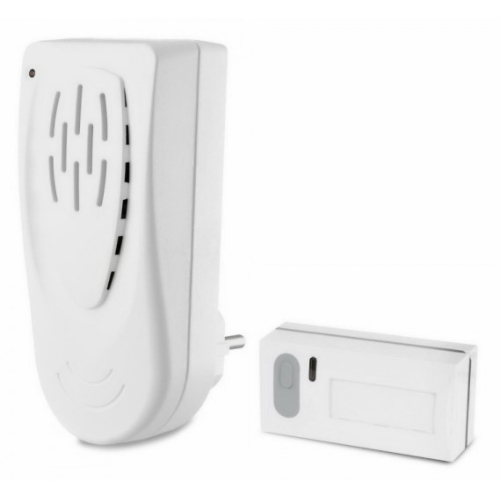 ELEKTROBOCK zvonek bezdrátový BZ912 1xpřij./1xtlač. 100m/zas. ;obousměr.