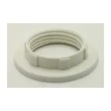 ELEMAN kroužek objímky E27 bílá