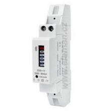 ELEMAN mechanický elektroměr mechanický 1MOD, 1 fázový 45A, přímé měření na DIN