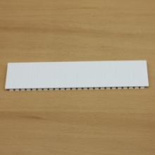 ELEMAN záslepka -příslušenství rozvodnice modulů plastová bílá 1ks=12Mod