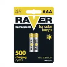 EMOS baterie nabíjecí do solárních lamp RAVER HR03 BL2 Kód:B7414