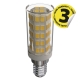 EMOS bulb JC T25 4.5W/40W E14 3000K 465lm NonDim 30Y čirá T20