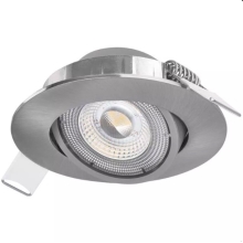 EMOS downlight Exclusive 5W 450lm/830 IP20 ;broušený,nikl˙