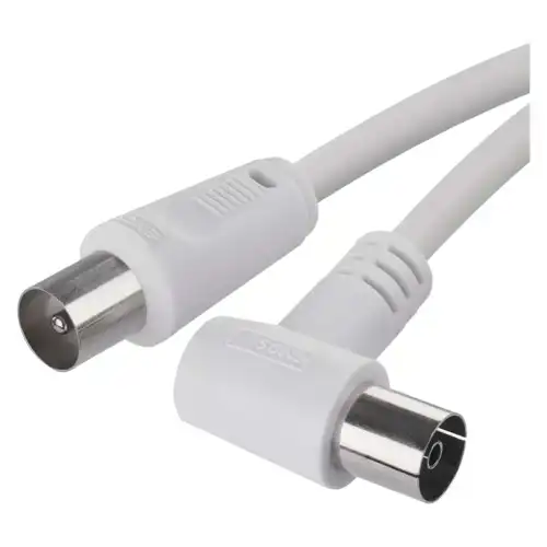 EMOS koaxiální kabel anténní 90° 1.25M Kód:S30110