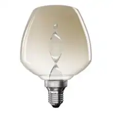 EMOS LED globe filament G125 3.5W/14W E27 1800K 240lm NonDim 25Y kouřová