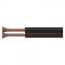 EMOS nestíněná dvojlinka CYH 2x0.5mm (O) ;černá/červená 100m