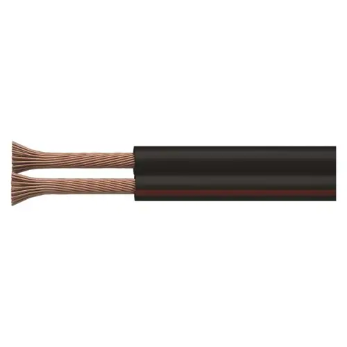 EMOS nestíněná dvojlinka CYH 2x1.5mm (O) ; černá/červená 100m