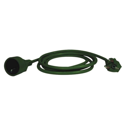 EMOS prodlužovací přívod 1-zas.5m P0115Z 250V/10A 3Gx1mm zelená
