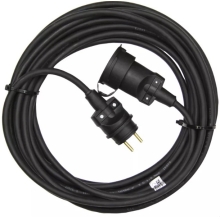 EMOS prodlužovák 1faz. 3x1.5mm 20m Kód:PM0503 / černý, guma /