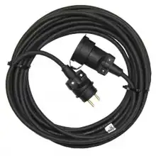 EMOS prodlužovák 1faz. 3x1.5mm 30m Kód:PM0505 /černý, guma /