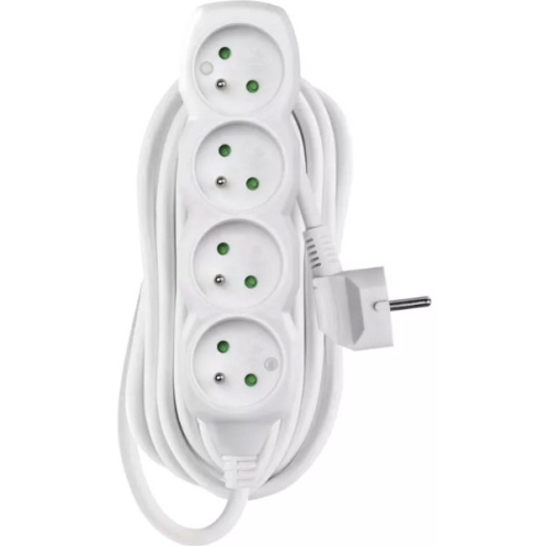 EMOS prodlužovák 4-zás. 7m bez vypínače P0417R 250V/16A max.H05VV-F3Gx1.5mm