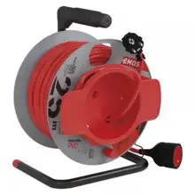 EMOS prodlužovák na bubnu 1-zásuvkový 25m PVC DG-XZF01 tepel.pojis.