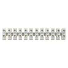 EMOS řadová svorkovnice KL2 12x10mm ;bílá