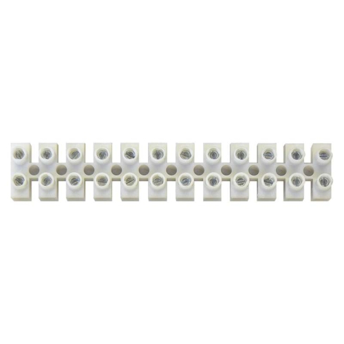 EMOS řadová svorkovnice KL2 12x10mm ;bílá