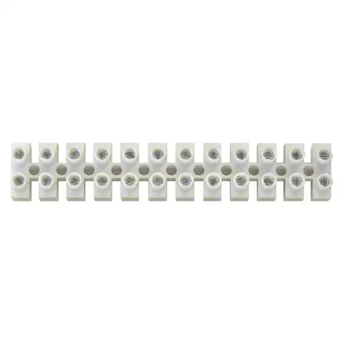 EMOS řadová svorkovnice KL3 12x16mm ;bílá