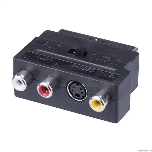 EMOS rozbočovač SCART-3xCINCH+SVHS K 9304 Kód:K9304