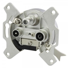 EMOS Účastnická zásuvka TV+R+SAT EU3303 koncová Kód:J0240