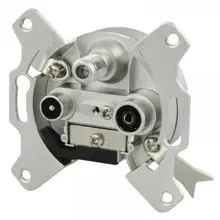 EMOS Účastnická zásuvka TV+R+SAT EU3303 koncová Kód:J0240