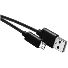 EMOS USB kabel 2.0 A/M - micro B/M 2m černý