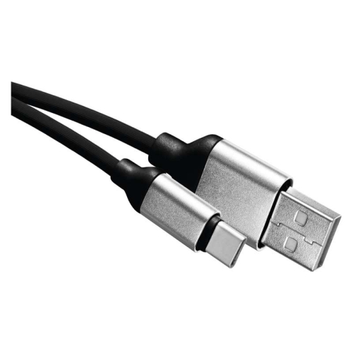 EMOS USB kabel 2.0 A/M - USB C/M 1m černá Kód:SM7025BL