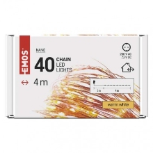 EMOS ván.osvětlení. 40LED XMAS NANO 4M C IP44 WW Kód:D3AW01