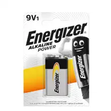 ENERGIZER baterie alkalická ALKALINE.POWER 9V/6LR61 ;BL1