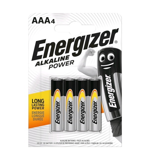 ENERGIZER baterie alkalická ALKALINE.POWER AAA/LR03 ;BL4