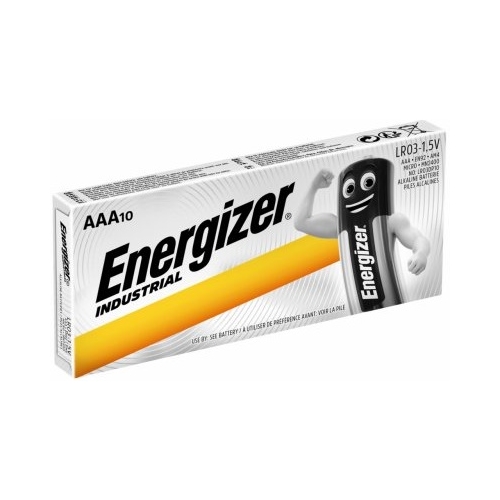 ENERGIZER baterie alkalická INDUSTRIAL AAA/LR03 ;10-Pack