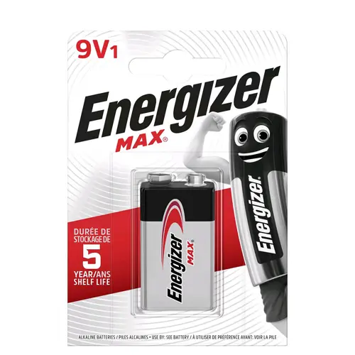 ENERGIZER baterie alkalická MAX 9V/6LR61 ;BL1