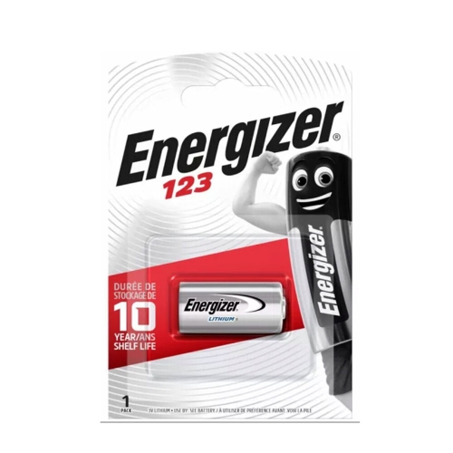 ENERGIZER baterie lithiová foto. CR123/A123/CR17345; BL1