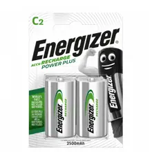 ENERGIZER baterie nabíjecí POWER.PLUS 2500mAh C/HR14 ;BL2