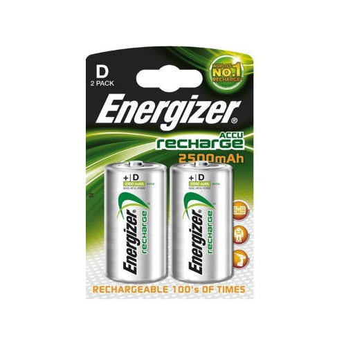 ENERGIZER baterie nabíjecí POWER.PLUS 2500mAh D/HR20 ;BL2