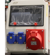 EROCOMM zásuvková rozvodnice 16/5 + 2x 16/1 vč.chrániče Z52.210DZ