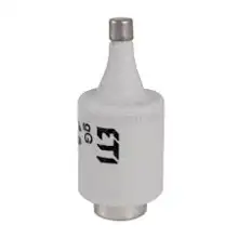 ETI keramická pojistka DII-10A/gG zpožděná 500V červená