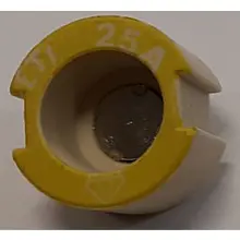 ETI keramická pojistka - dotek DII-25A zluta