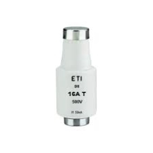 ETI pojistka.keramická DII-16A/gG zpozdena 500V šedá