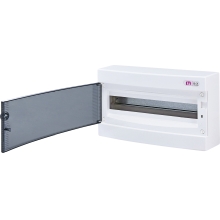 ETI rozvodnice na omítku ECT18PT 18mod. IP40 průhledná dvířka bílá