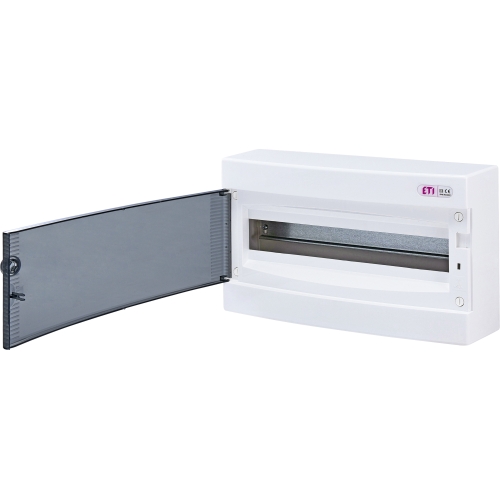 ETI rozvodnice na omítku ECT18PT 18mod. IP40 průhledná dvířka bílá