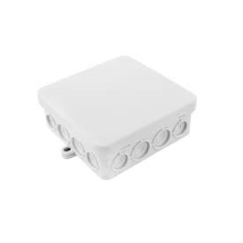 FAMATEL krabice na omítku K16 100x100x40mm IP55 ;šedá naklap.víko