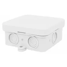 FAMATEL krabice na omítku K8 75x75x36mm IP55 ;šedá naklap.víko