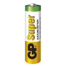 GP baterie alkalická SUPER AA/LR6/15A ; 2-shrink